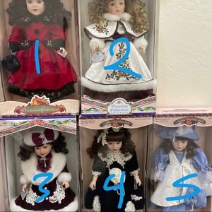 Sold separately victorian collection dolls